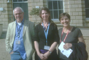 Stephen Ennis, Sue-Ann and Vera at the BBC, April 20th 2011