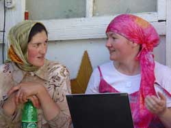 Women with laptop